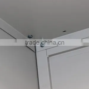 Fair Price 2 Door Custom Divider Bar Metal Wardrobe With Lock thumbnail-3