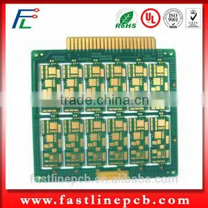 High Quality Multilayer Gold Finger Blue Solder Mask PCB Manufacturer thumbnail-1