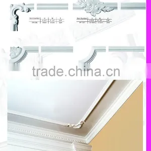 PU Stair Brackets Polyurethane Crown Moulding Good Price Beautiful New Modern PU Carved Panel thumbnail-3
