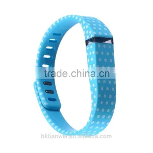 Polka Dot Patterns Series Fitbit Flex Replacement Wristband With Metal Clasp(No Tracker Chip) thumbnail-4