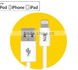 The Best Quality MFi Approved Power Charge Data Sync Cable For IPhone 5 5C 5S IPad Mini IPad 4 Air Etc thumbnail-1