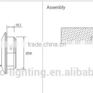 Clamshell Shaped Led Cabinet Light,rotatable Led Under Cupboard Lighting,led Beacon Light for Kitchen thumbnail-3