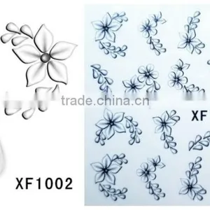 2016 Newest XF Series Water Nail Art Sticker Transfer Printing Water Decals Nail Art Decoration Quality Choice thumbnail-3