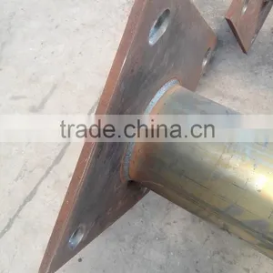 Q235B Steel Light Column Light Pole Base Plate Welding Details thumbnail-1