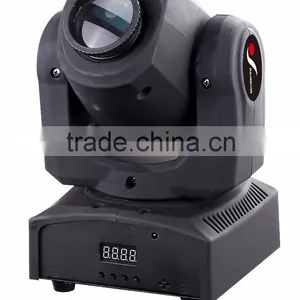 China Guangzhou 30W Led Mini Moving Head Manual Light/ thumbnail-1