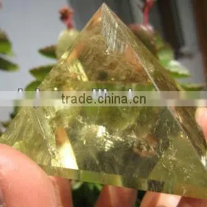 Natural Crystal Citrine Pyramid thumbnail-1