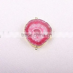Colorful Natural Agate Bullet , Cross Handicraft Ornaments thumbnail-1