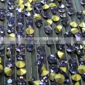 2013 Rhinestone, Crystal Glass Chatons, Machine Cut Chaton thumbnail-1