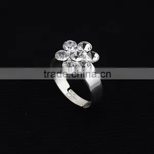 Fahion Wedding Series Woman Bulk Necklace Silver Plated Diamond Bridal Jewelry Set Supplier's Choice thumbnail-2