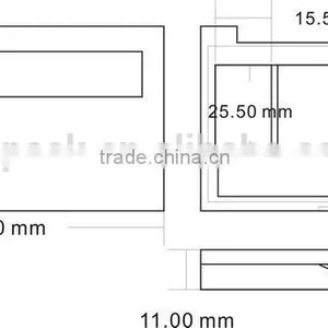 Newest Eyeshadow Packaging Square Black Plastic Containers thumbnail-4