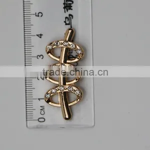 Small Spring Metal Clip for Shoe Rhinestone thumbnail-2