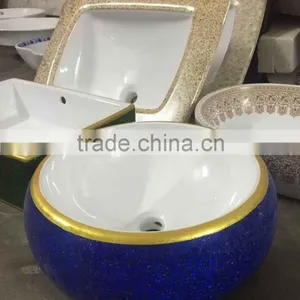 Black Color Decorative Granite Wash Basin Counter Tops thumbnail-2