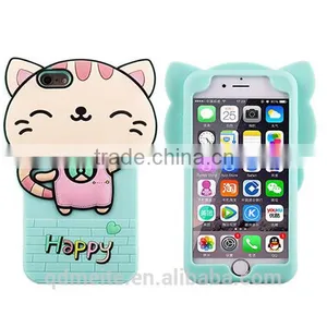 2016 High Quality Cute Cartoon Silicone Cell Phone Case for Iphone 6 6s thumbnail-5