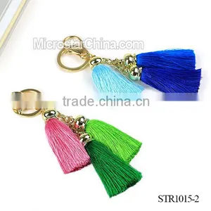 2016 IN STOCK Gold Cheap Tassel Keychains thumbnail-3