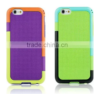 Brand New Contrast Color TPU Case Cover for Iphone6 Dual Color Hybrid Hard Cover Case for Iphone6 Plus thumbnail-1