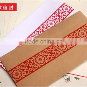 Chinese Style 120g Kraft Paper Envelopes 110*220mm thumbnail-4