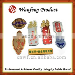 Hot Sell High Quality Red Wine Label Adhensive Metal Wine Label Factory thumbnail-5