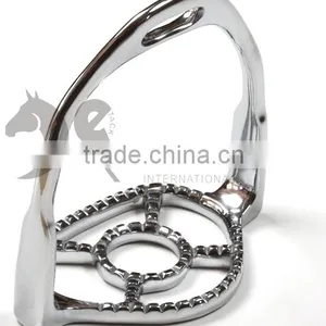 Iberian Stirrup Stainless Steel, Spanish Stirrups With Wide Tread thumbnail-1