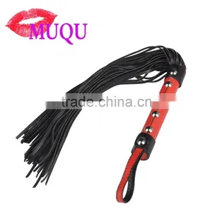 Sex Products Leather PU Material Whip Adult Toys Horse Whip Leather Flirt Whip Quality Choice thumbnail-1