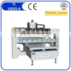 4 Axis 3d Cnc Router Engraving Machine With 8 Heads and 8 Rotary Cnc Router thumbnail-1