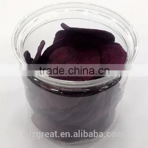 Supply VF Dried Vegetables Chips- VF Dried Sweet Purple Potato Chips for Hot Sales thumbnail-1