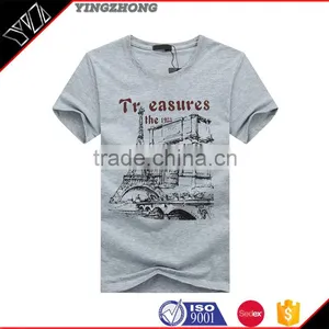 Gold Supplier Design Your Own Cotton T Shirt/Custom T Shirt Printing/T Shirt Wholesale China thumbnail-4