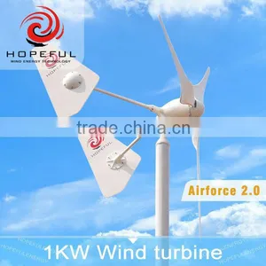 Electrical Green Power Wind Turbines 48v 1kw Small Wind Turbine Windmill for Selling thumbnail-1