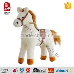 Factory Wholesale Plush Long Hair Mane Tail Stuffed Horse Baby Toy thumbnail-1