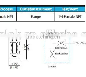 Oil Instrument Manifolds Stainless Steel 2-valve Manifolds thumbnail-6