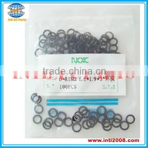 O-ring Black/green/purple Color Size: 6.8 * 1.9 100pc/ Bag R134a Auto Parts O-ring Manufacture in China Car O-ring thumbnail-2