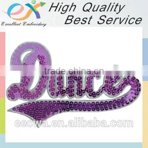 Hot Sale Customized Iron on Sequin Embroidery Patch thumbnail-5