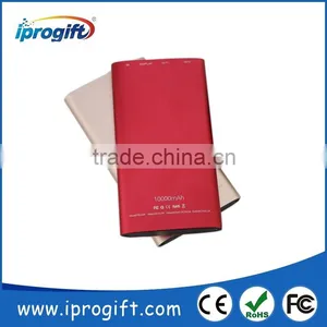 Free Sample Custom Logo Metal Mobile Emergency Battery Power Bank 10000mAh thumbnail-1
