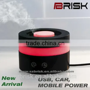Usb Ultransonic LED Aroma Diffuser Air Humidifier Aromatherapy Purifier Mist Maker for Car thumbnail-1