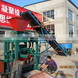 Low Cost and Capacity Mini Concrete Block Machine QT4-35, QTJ4-35 thumbnail-2