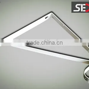 Heavy Duty Oval Closet Rod and Shelf Support Bracket thumbnail-1
