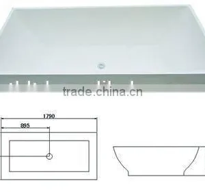 Enjoyable and Relaxable Aqua Whirlpool Massage Bathtub Therapy Whirlpool Bathtub thumbnail-2