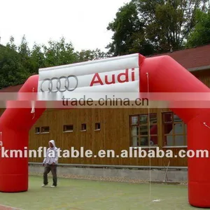 Giant Red Black Inflatable Advertising Promotional Arch thumbnail-1