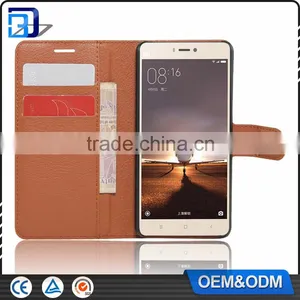 Cell Phone Case For Xiaomi Mi4S , Wallet PU Leather Flip Cover Case For Xiaomi Mi4S Mobile Phones Accessories thumbnail-1