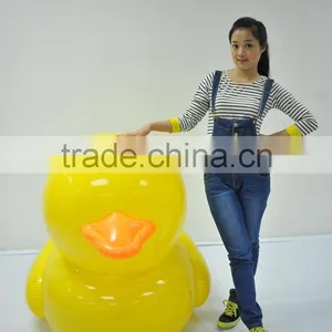 Lovely Inflatable Yellow Duck Children Toys Inflatable Animals thumbnail-1