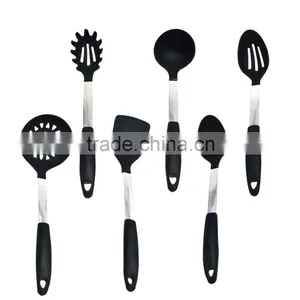OEM Set of 6 Silicon Cooking Tool Kitchen Accessories Silicone Utensil Set thumbnail-6