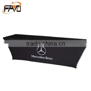 Factory Direct Round Spandex Cocktail Table Cover thumbnail-3