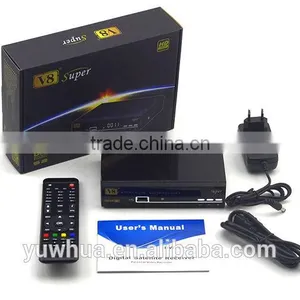 Freesat V8 Super Europe Satellite Receiver Full hd Digital Dvb t2 & C Super Set Top Box thumbnail-3