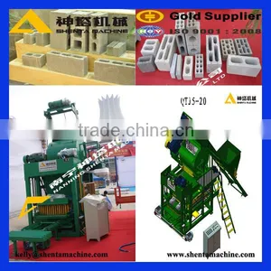 QTJ4-18 Hot Products Automatic Concrete Brick Block Making Machines Dubai thumbnail-1
