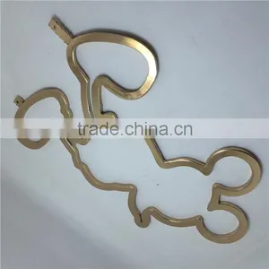 Mickey Mouse Logo in Gold Plating , Factory Direct Die Casting Mickey Design Metal Logo Cartoon Sign thumbnail-3