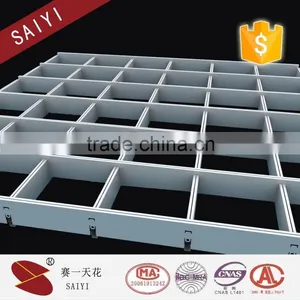 75mm*75mm New Product Inside Decorcation Aluminum Grid Ceiling thumbnail-5
