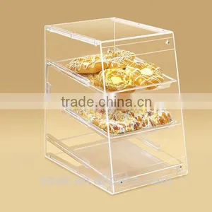 High Class Fahionable Clear Acrylic Bread Display Case With Lid Factory Hot Sale thumbnail-1