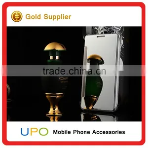 [UPO] 2016 New Luxury Smart Flip Slim View Electroplating Mirror Hard Clear Transparent Case For Samsung Galaxy A5 thumbnail-2