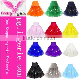2016 Hot Sale Women Tulle Adult Led Tutu Skirt Lights thumbnail-1