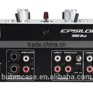 Factory Price EPSILON INNO MIX 2 Channel SCRATCH DJ Mixer With Balance TRS 1/4 Master Outputs & 1/4 Headphone Input thumbnail-4
