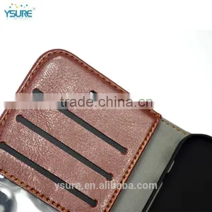 RedBlue Chess Pattern Fabric Book Style Leather Phone Case For OnePlus One With PVC ID and Credit Card Slots thumbnail-5